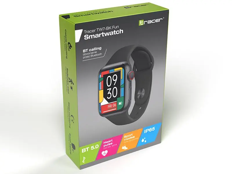 Smartwatch Tracer TW7-BK Fun Czarny