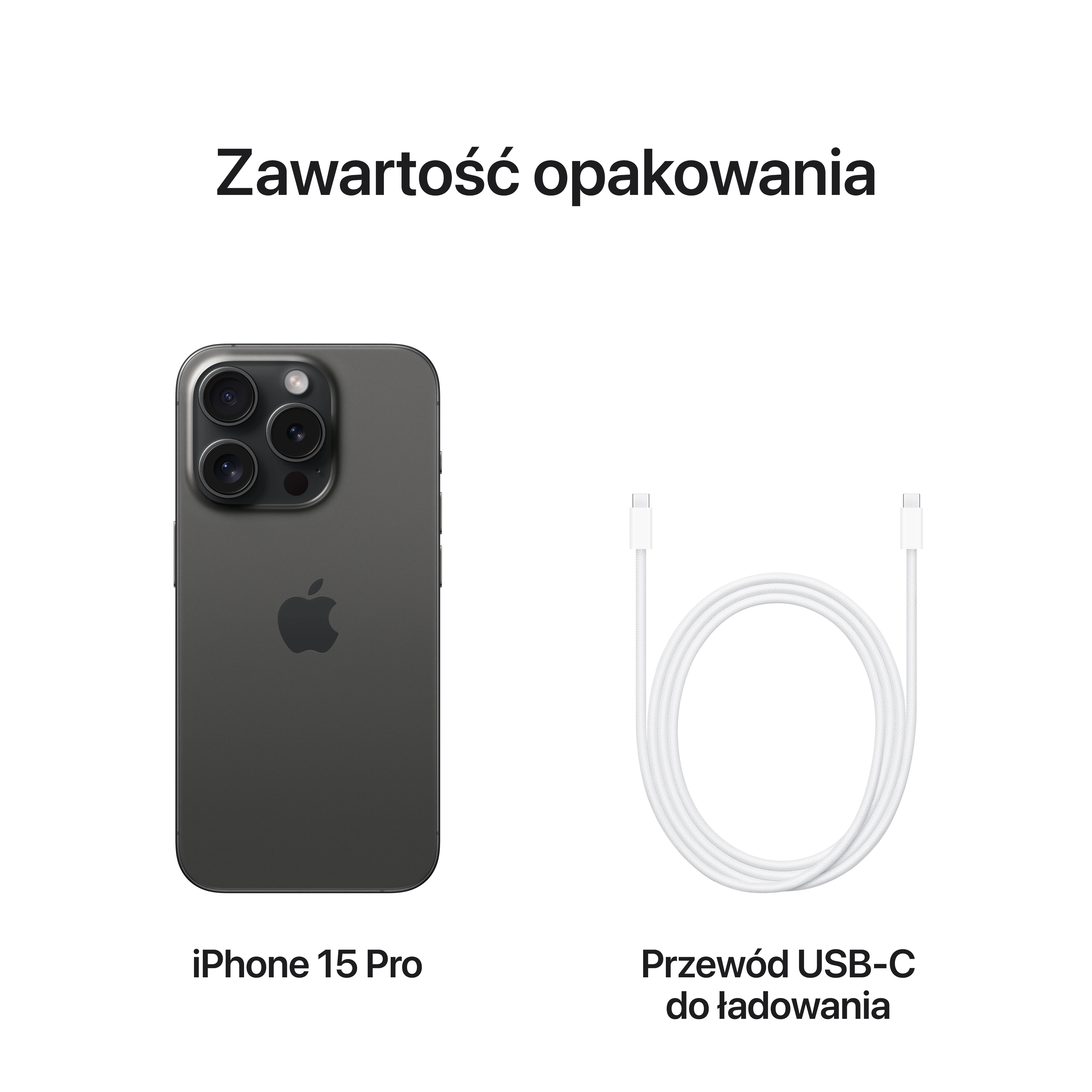 Apple iPhone 15 Pro 1TB 6,1" 48Mpix Tytan czarny
