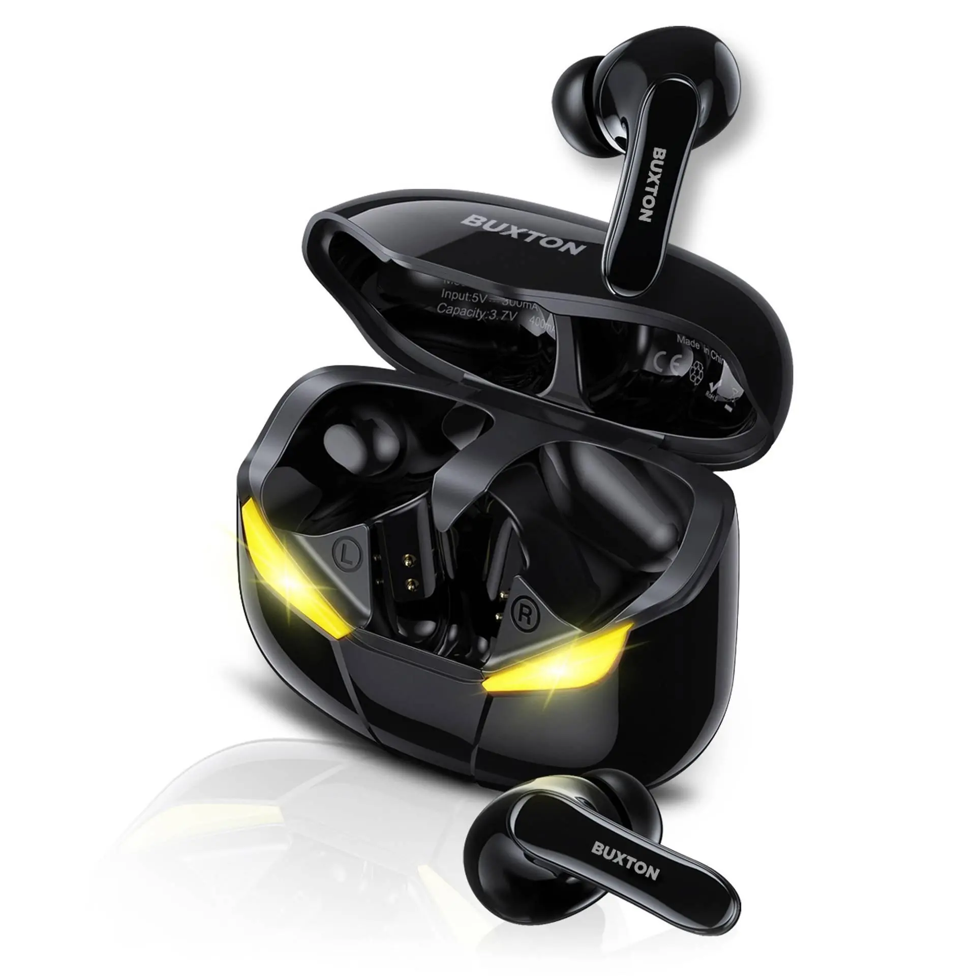 Słuchawki bezprzewodowe Buxton BTW 6600 Dokanałowe Bluetooth 5.0 Czarny