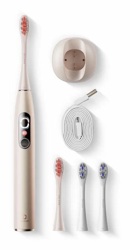 Szczoteczka soniczna Oclean X Pro Digital + etui + 3 dodatkowe końcówki