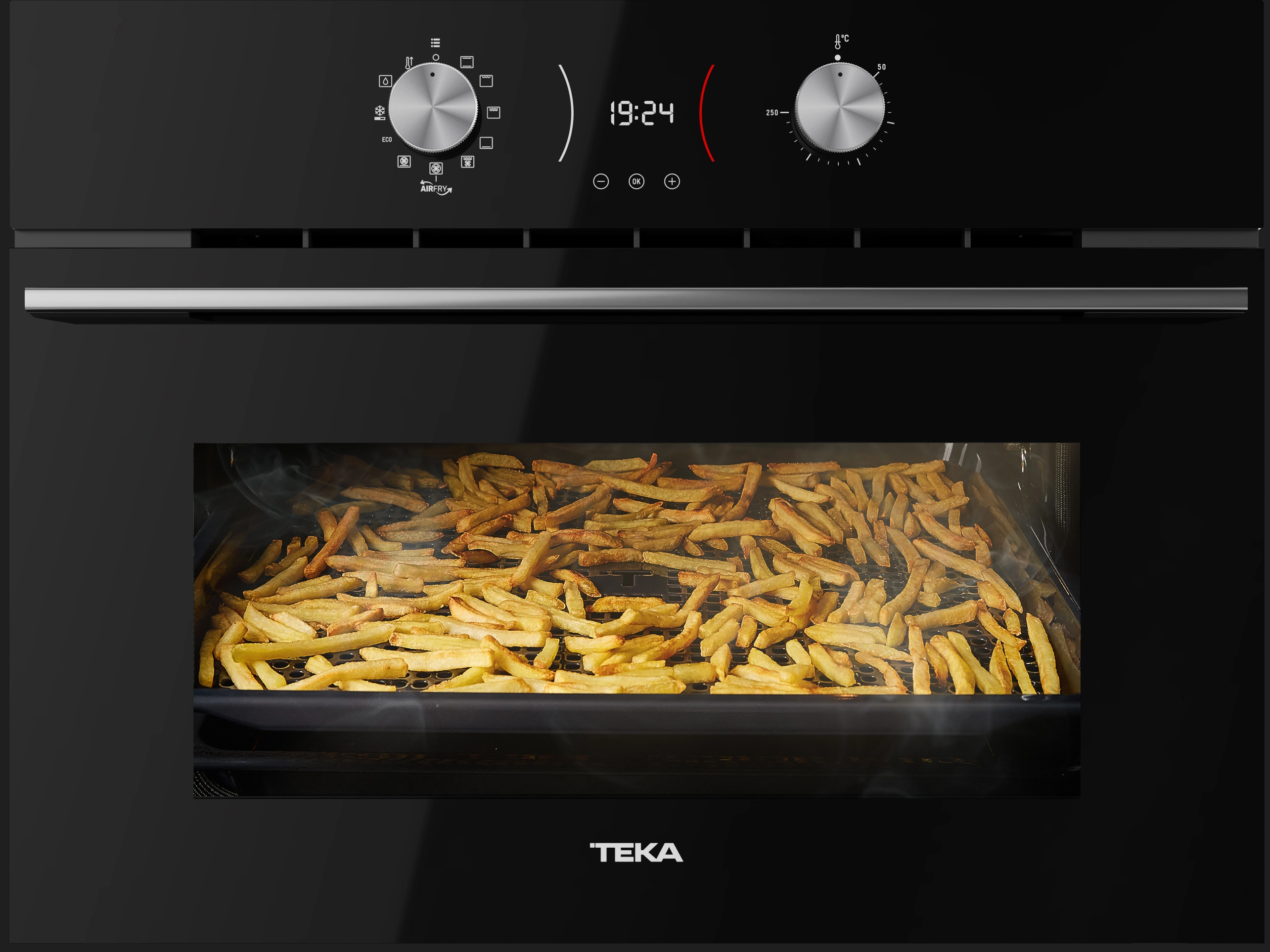 Piekarnik elektryczny Teka Maestro HLC 8406 BK Termoobieg AirFry Czarne szkło