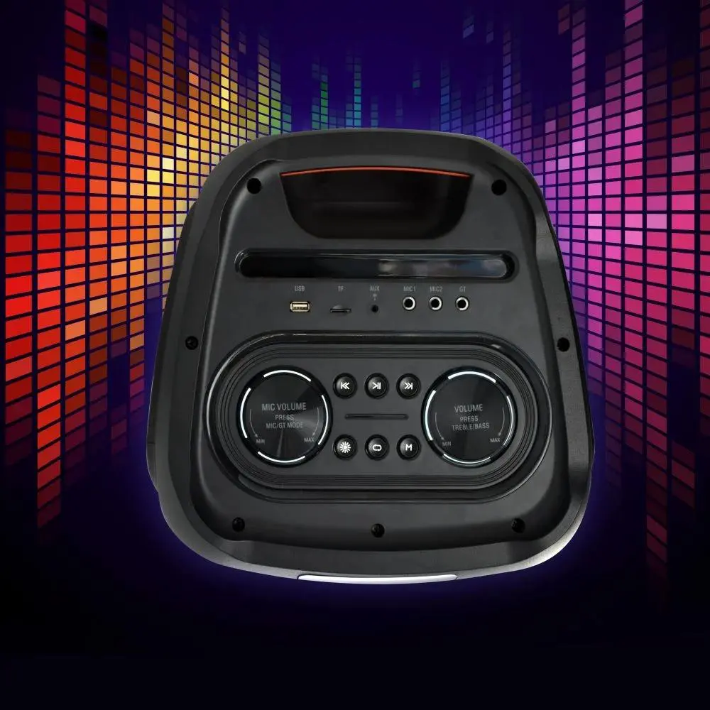 Power Audio Manta ATHOS SPK1001B300 90W Bluetooth Radio FM Mikrofon Karaoke Czarny