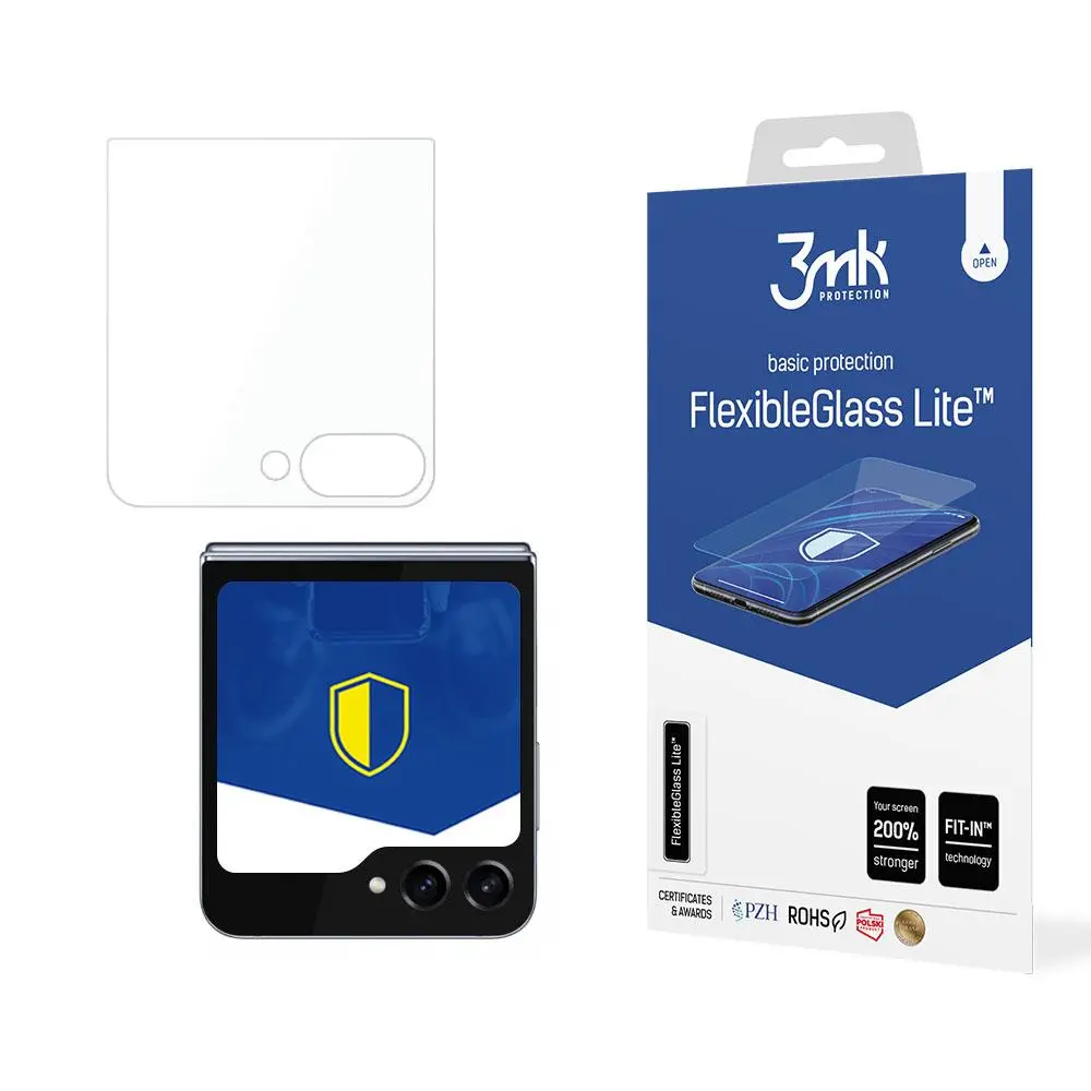 Szkło hybrydowe 3mk FlexibleGlass Lite do Samsung Galaxy Z Flip5 Front