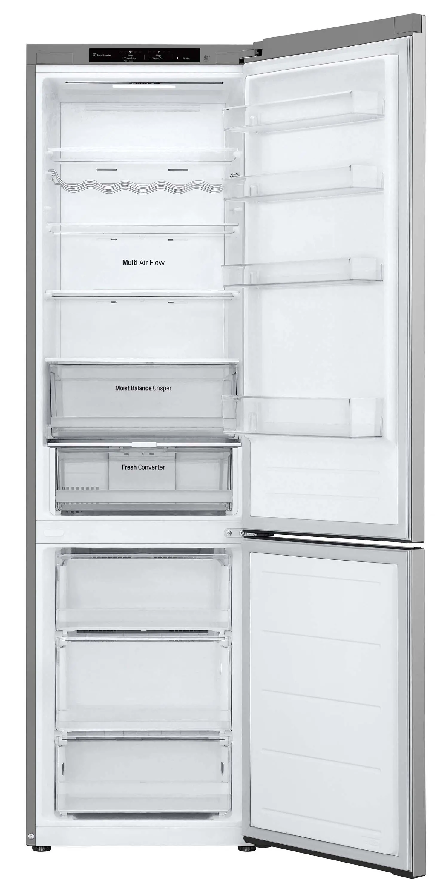 Lodówka LG GBV3200DPY Pełny No Frost 203cm Szuflada z kontrolą wilgotności Srebrny