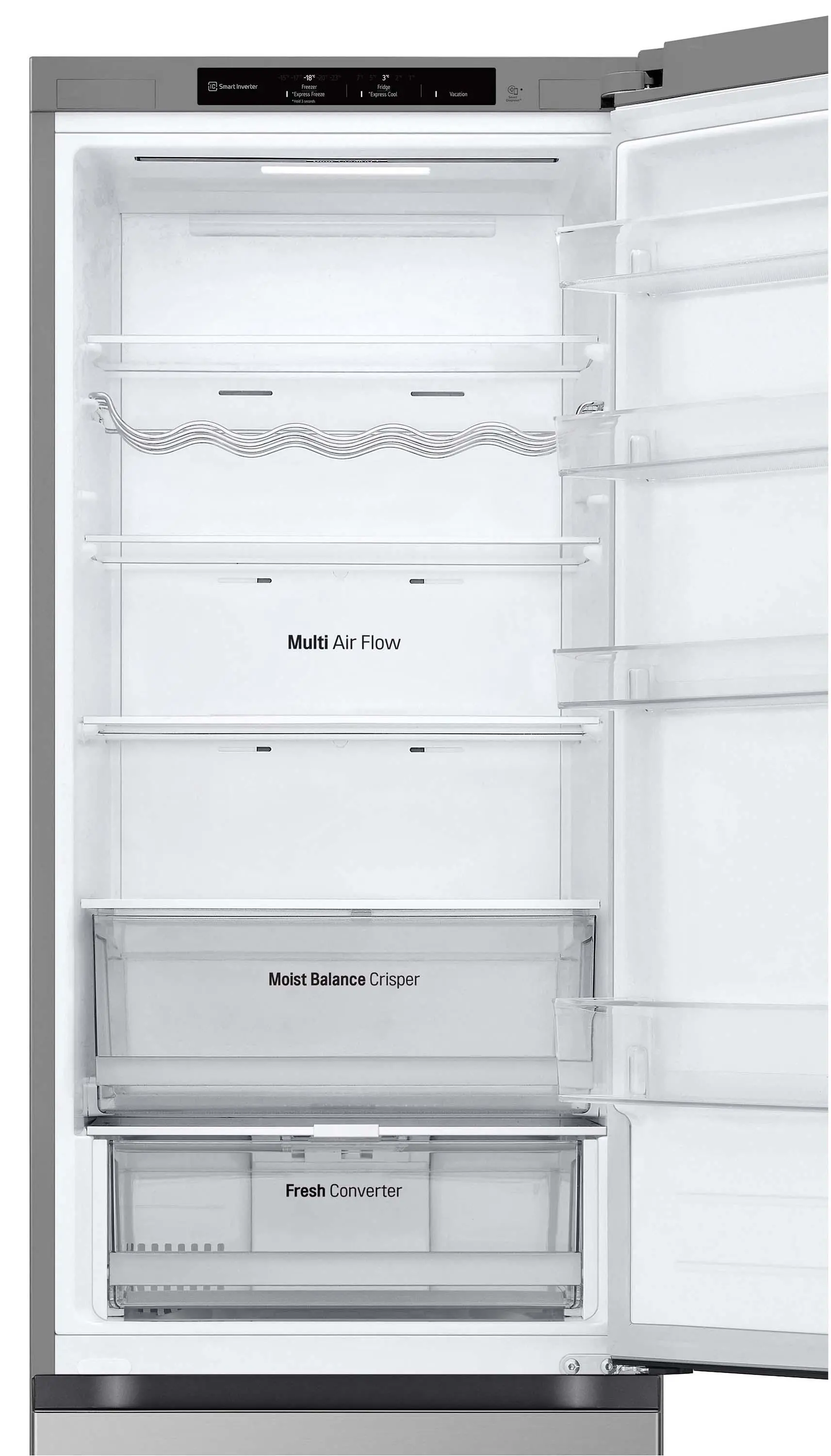 Lodówka LG GBV3200DPY Pełny No Frost 203cm Szuflada z kontrolą wilgotności Srebrny