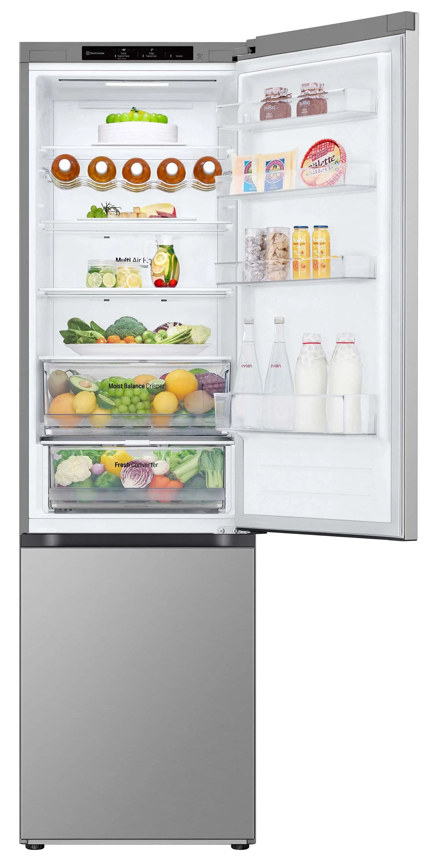 Lodówka LG GBV3200DPY Pełny No Frost 203cm Szuflada z kontrolą wilgotności Srebrny