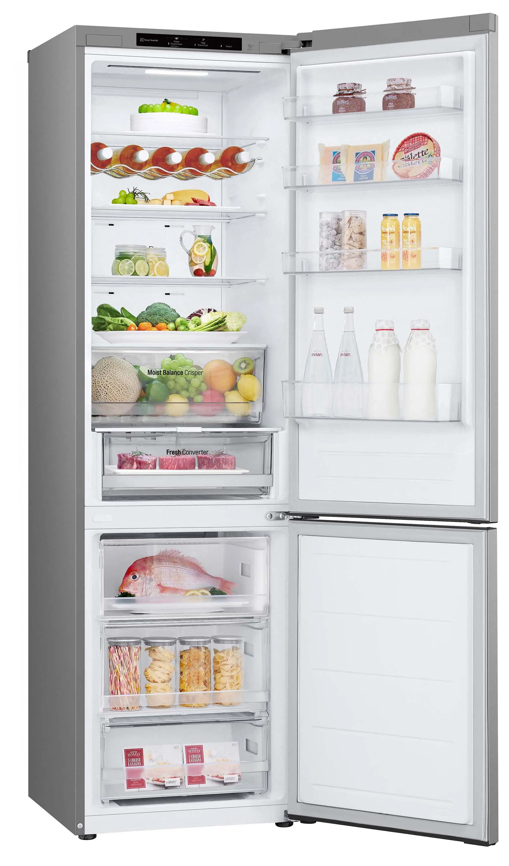 Lodówka LG GBV3200DPY Pełny No Frost 203cm Szuflada z kontrolą wilgotności Srebrny