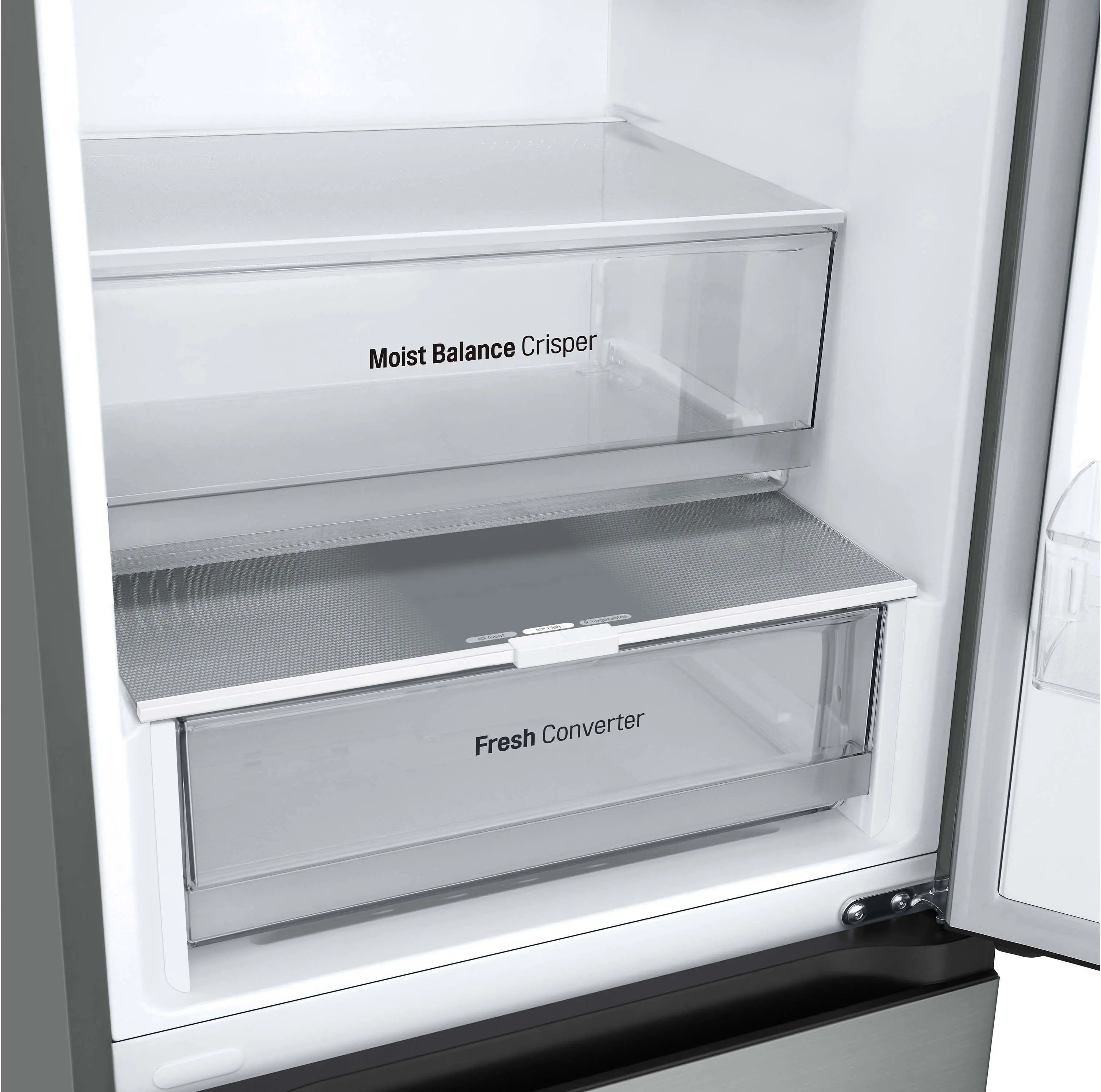 Lodówka LG GBV3200DPY Pełny No Frost 203cm Szuflada z kontrolą wilgotności Srebrny