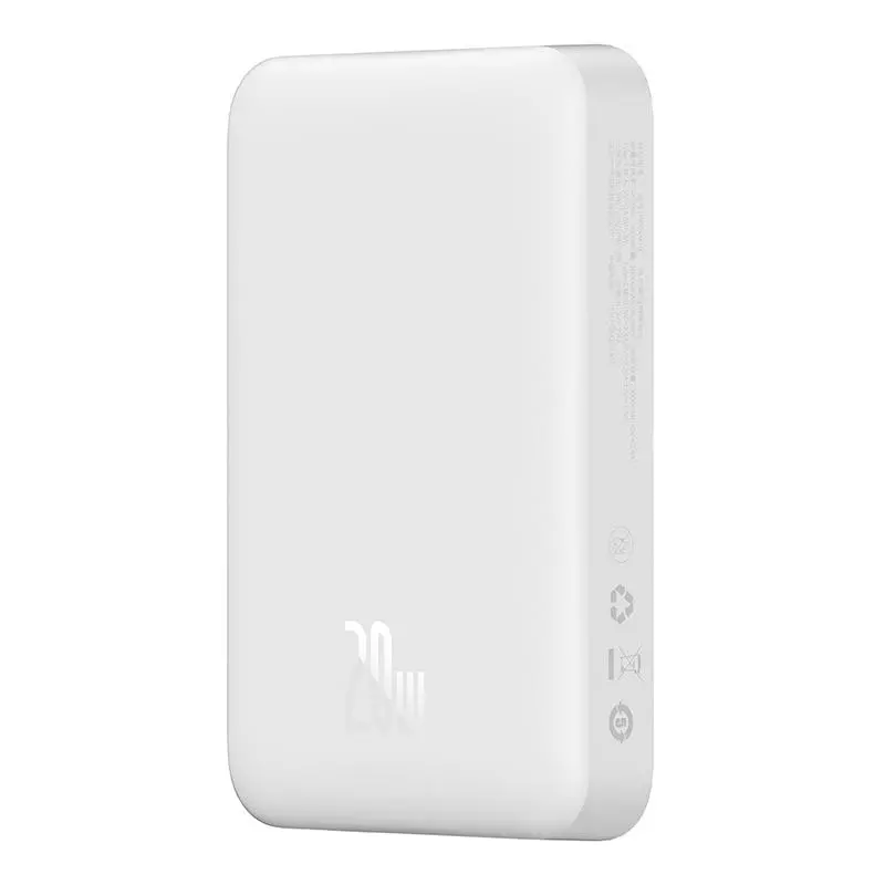 Powerbank Baseus PPCX070002 Magnetic Mini 10000mAh 20W MagSafe Overseas Edition Biały