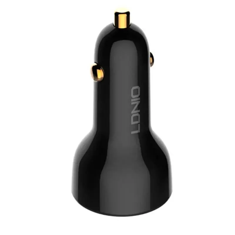 Ładowarka samochodowa Ldnio C101 USB USB-C 100W kabel USB-C do Lightning Czarny