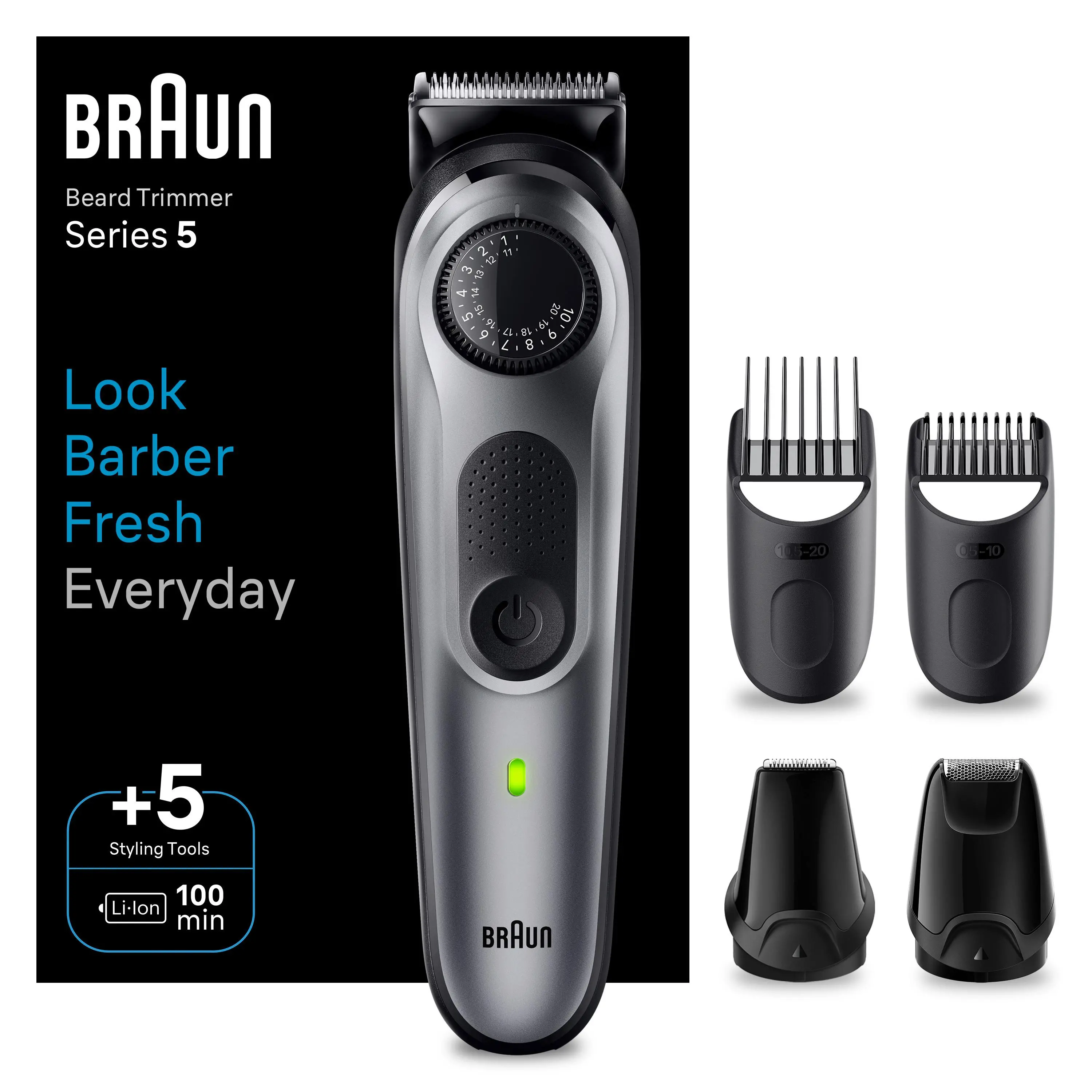 Trymer Braun BT5440 2 nasadki 50min