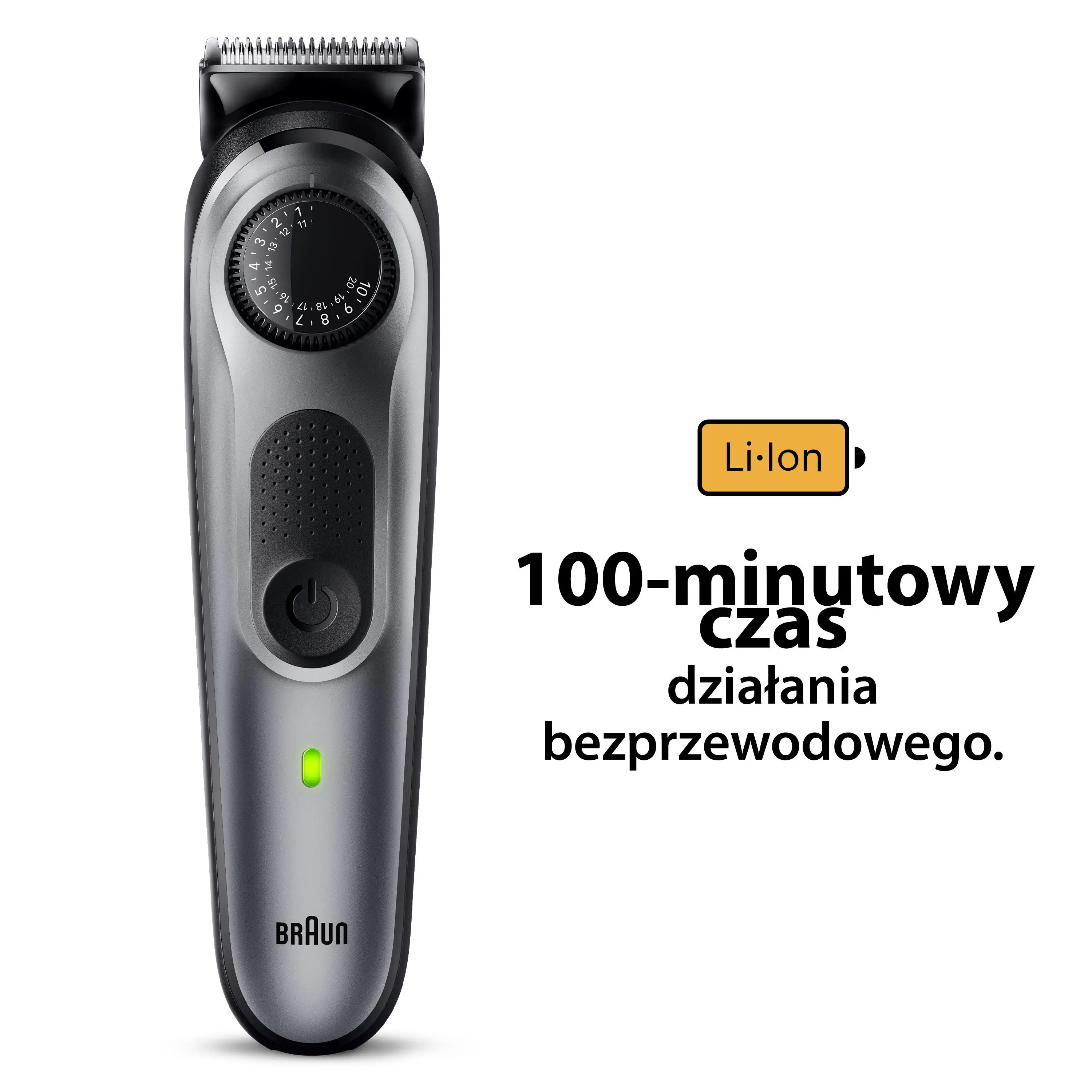 Trymer Braun BT5440 2 nasadki 50min