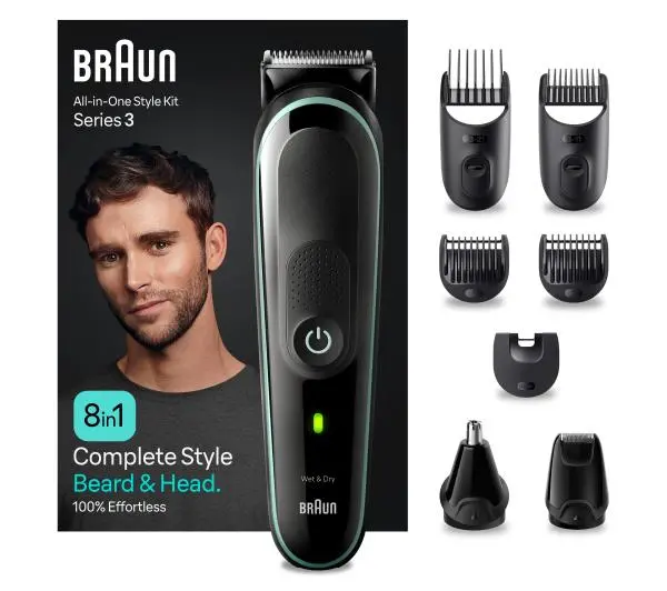 Braun MGK 3441 7 nasadek 80min
