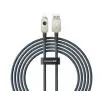 Kabel Baseus ARAMID FIBER USB-A do Lightning 2,4A 2m Granatowy