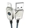 Kabel Baseus ARAMID FIBER USB-A do Lightning 2,4A 2m Granatowy