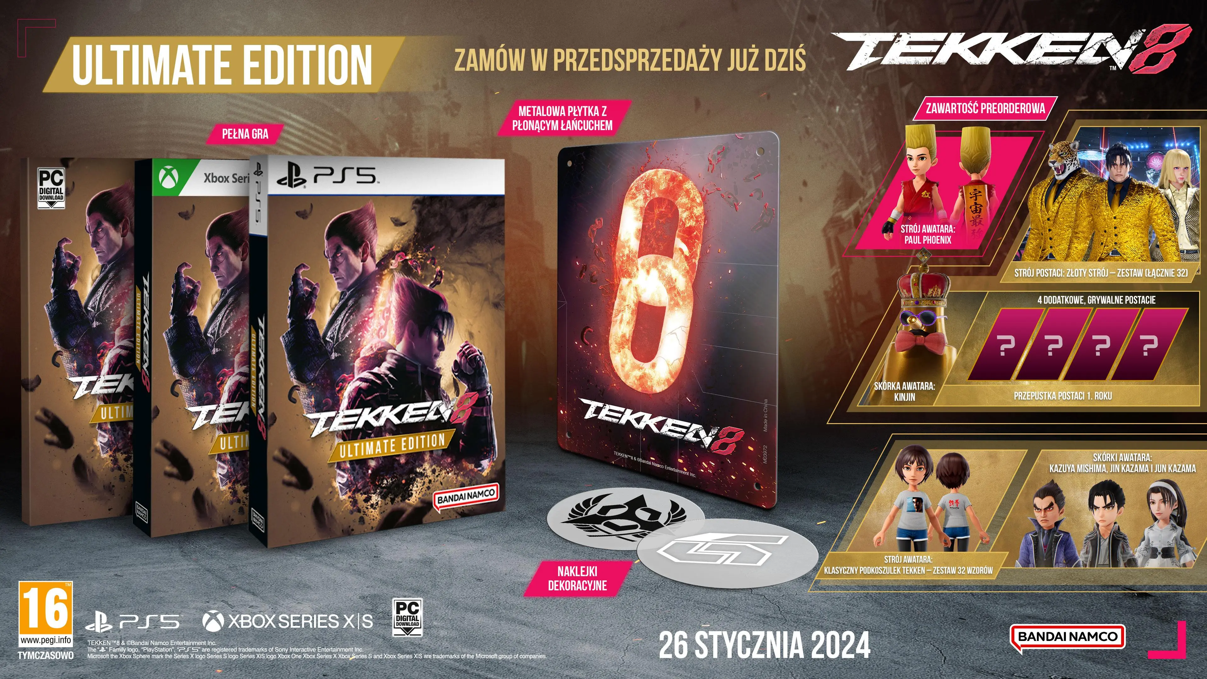 Tekken 8 Edycja Ultimate Gra na PS5