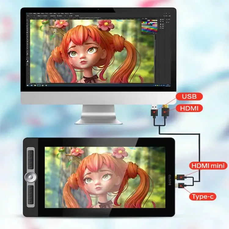 Tablet graficzny Bosto BT-16HD Pro Czarny