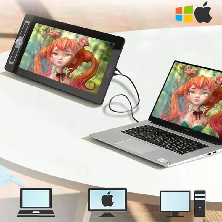 Tablet graficzny Bosto BT-16HD Pro Czarny