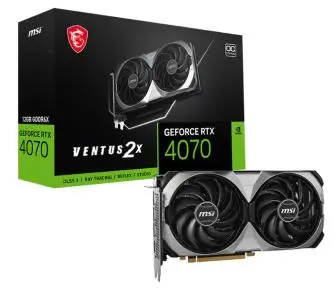 Karta graficzna MSI GeForce RTX 4070 VENTUS 2X E OC 12GB GDDR6X 192bit DLSS 3