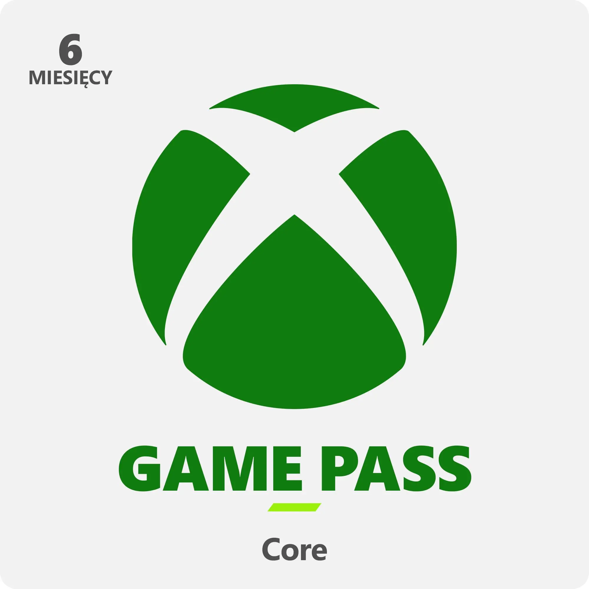 Subskrypcja Xbox Game Pass Core 6 miesiecy [kod aktywacyjny]