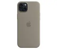 Apple silikonowe z MagSafe do iPhone 15 Plus Popielaty brąz