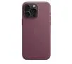 Etui Apple z tkaniny FineWoven z MagSafe do iPhone 15 Pro Max Rubinowa morwa
