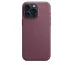 Etui Apple z tkaniny FineWoven z MagSafe do iPhone 15 Pro Max Rubinowa morwa