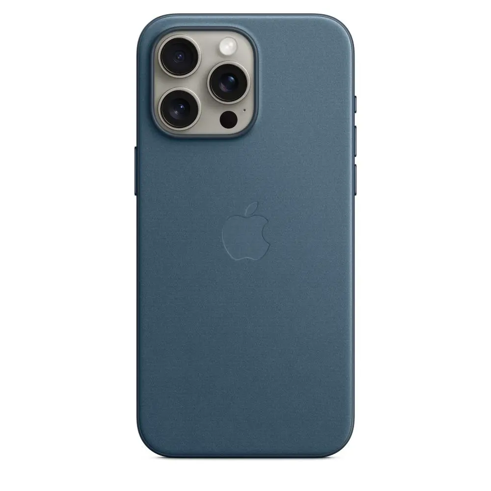 Etui Apple z tkaniny FineWoven z MagSafe do iPhone 15 Pro Max Głębia oceanu