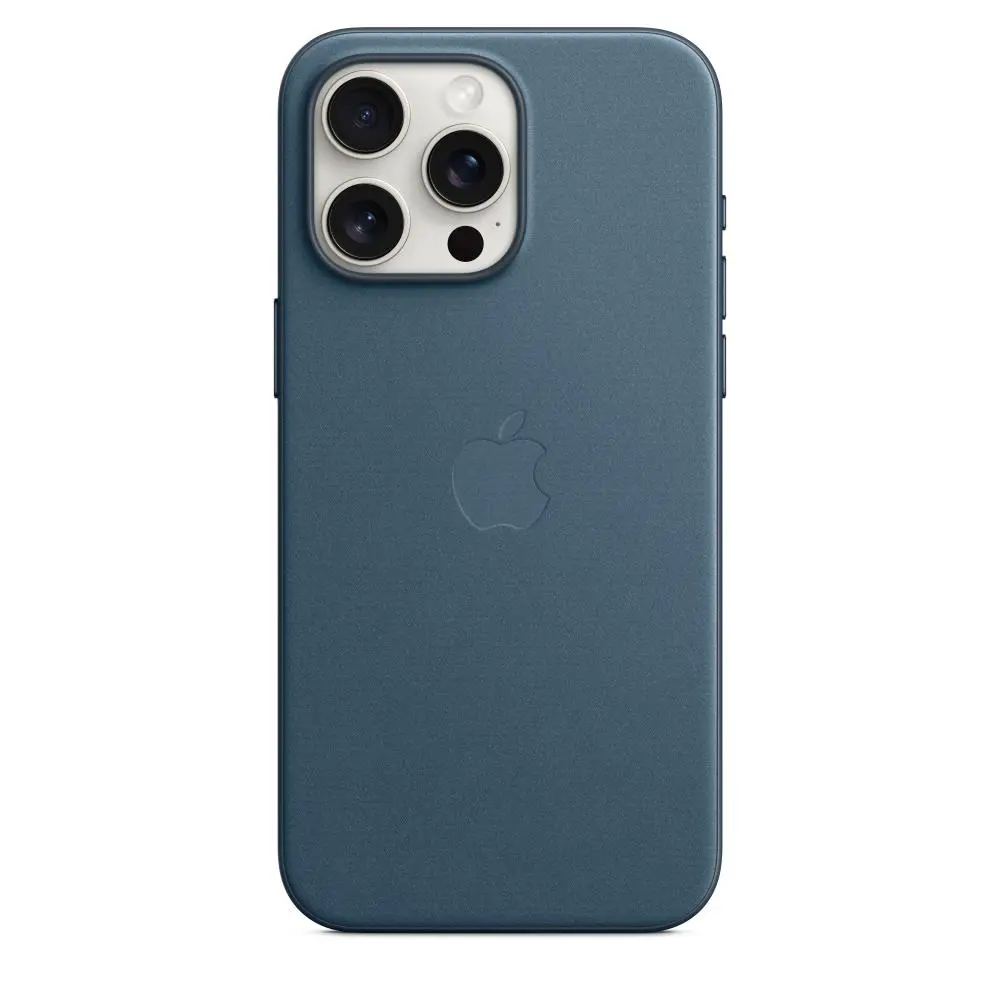 Etui Apple z tkaniny FineWoven z MagSafe do iPhone 15 Pro Max Głębia oceanu
