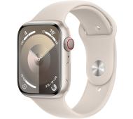 Smartwatch Apple Watch Series 9 GPS + Cellular koperta 45mm z aluminium Księżycowa poświata pasek sportowy Księżycowa poświata