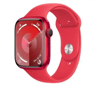 Smartwatch Apple Watch Series 9 GPS + Cellular koperta 45mm z aluminium (PRODUCT)RED pasek sportowy (PRODUCT)RED M/L