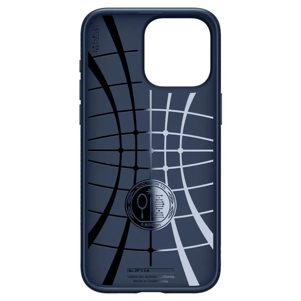 Etui Spigen Liquid Air do iPhone 15 Pro Max Niebieski