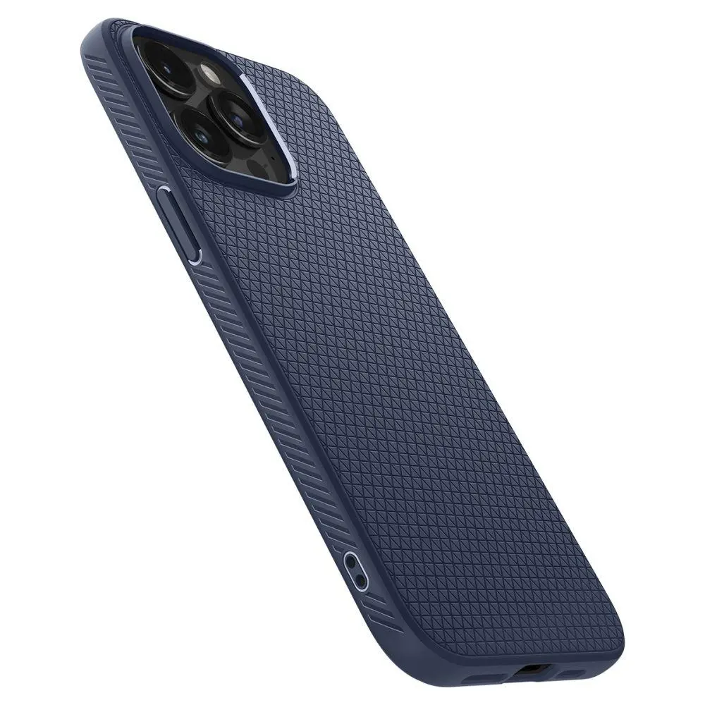 Etui Spigen Liquid Air do iPhone 15 Pro Max Niebieski