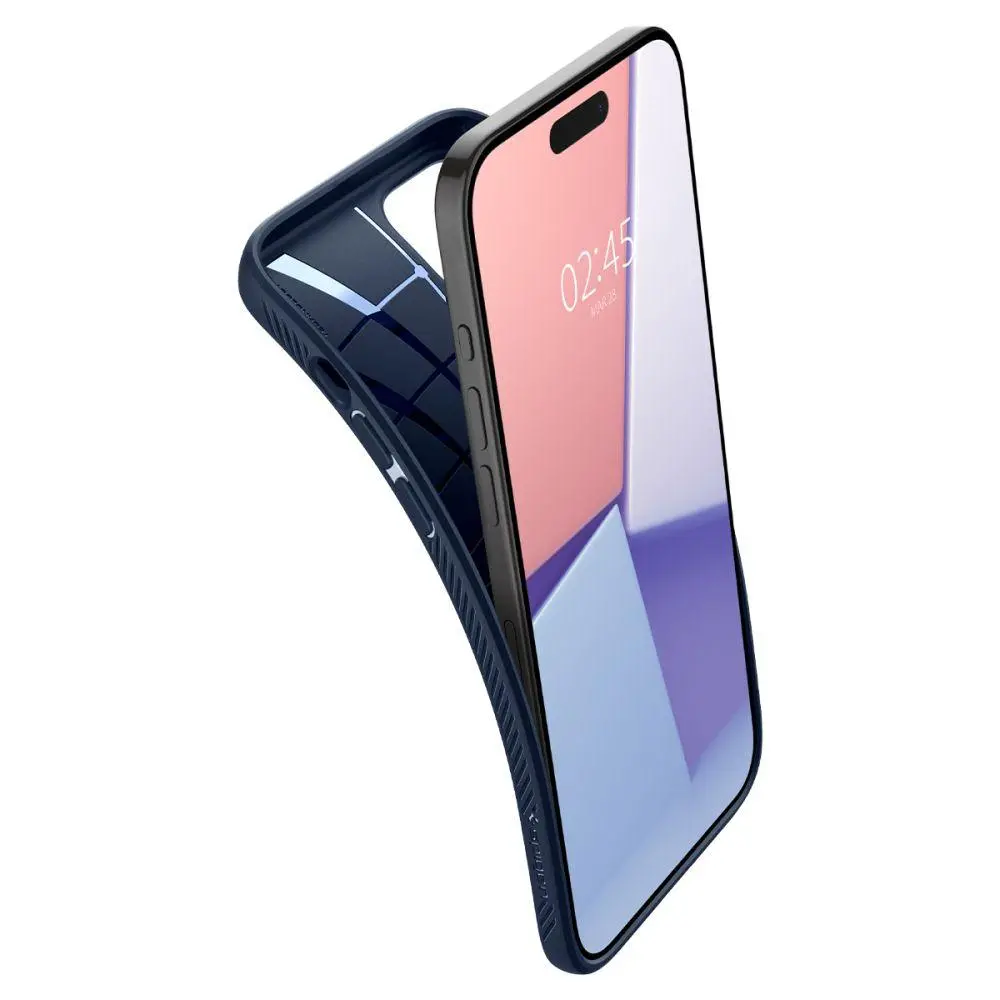 Etui Spigen Liquid Air do iPhone 15 Pro Max Niebieski