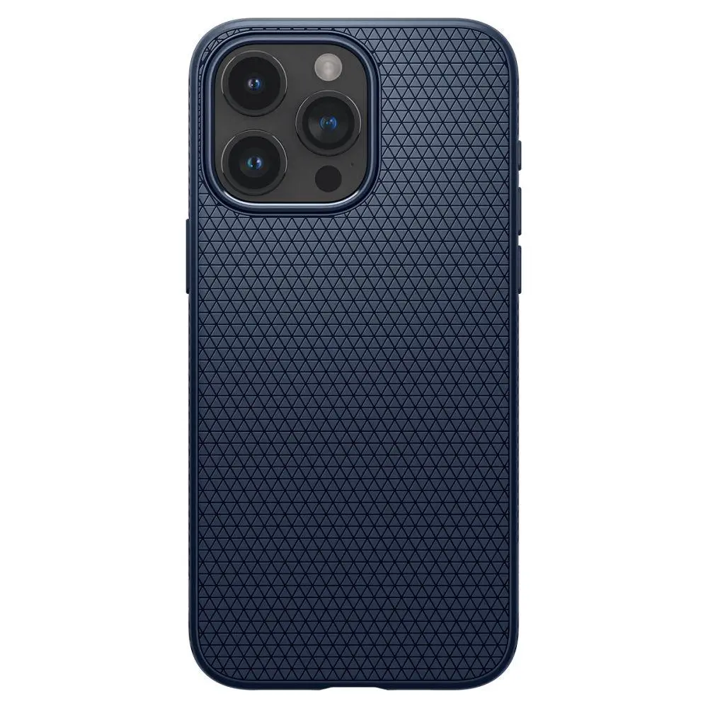 Etui Spigen Liquid Air do iPhone 15 Pro Max Niebieski