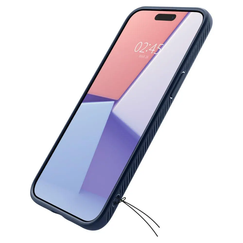 Etui Spigen Liquid Air do iPhone 15 Pro Max Niebieski
