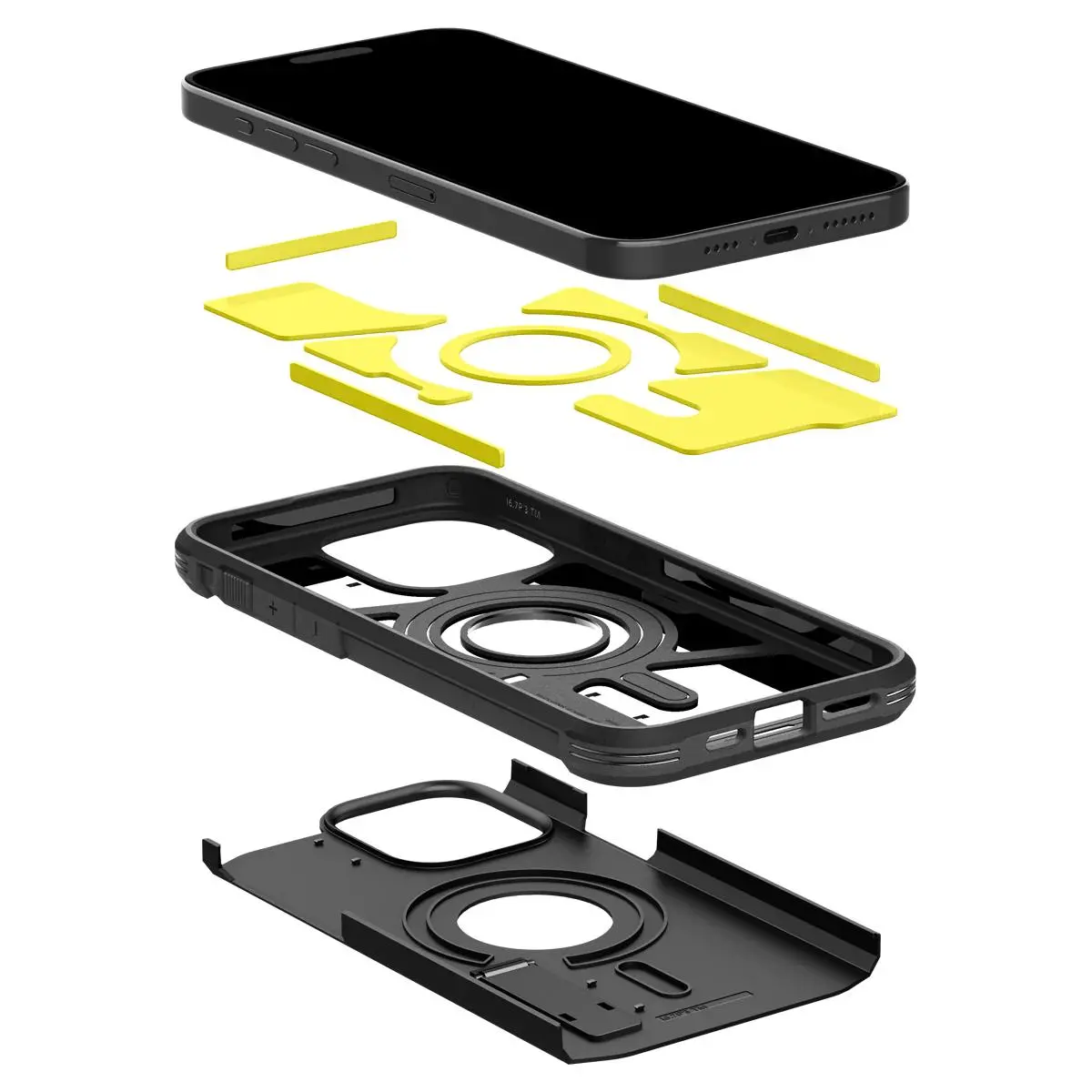 Etui Spigen Tough Armor MagFit do iPhone 15 Pro Max Czarny