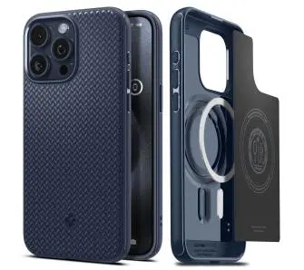 Etui Spigen Mag Armor MagFit do iPhone 15 Pro Max Niebieski