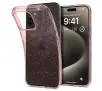 Etui Spigen Liquid Crystal Glitter iPhone 15 Pro Max rose quartz