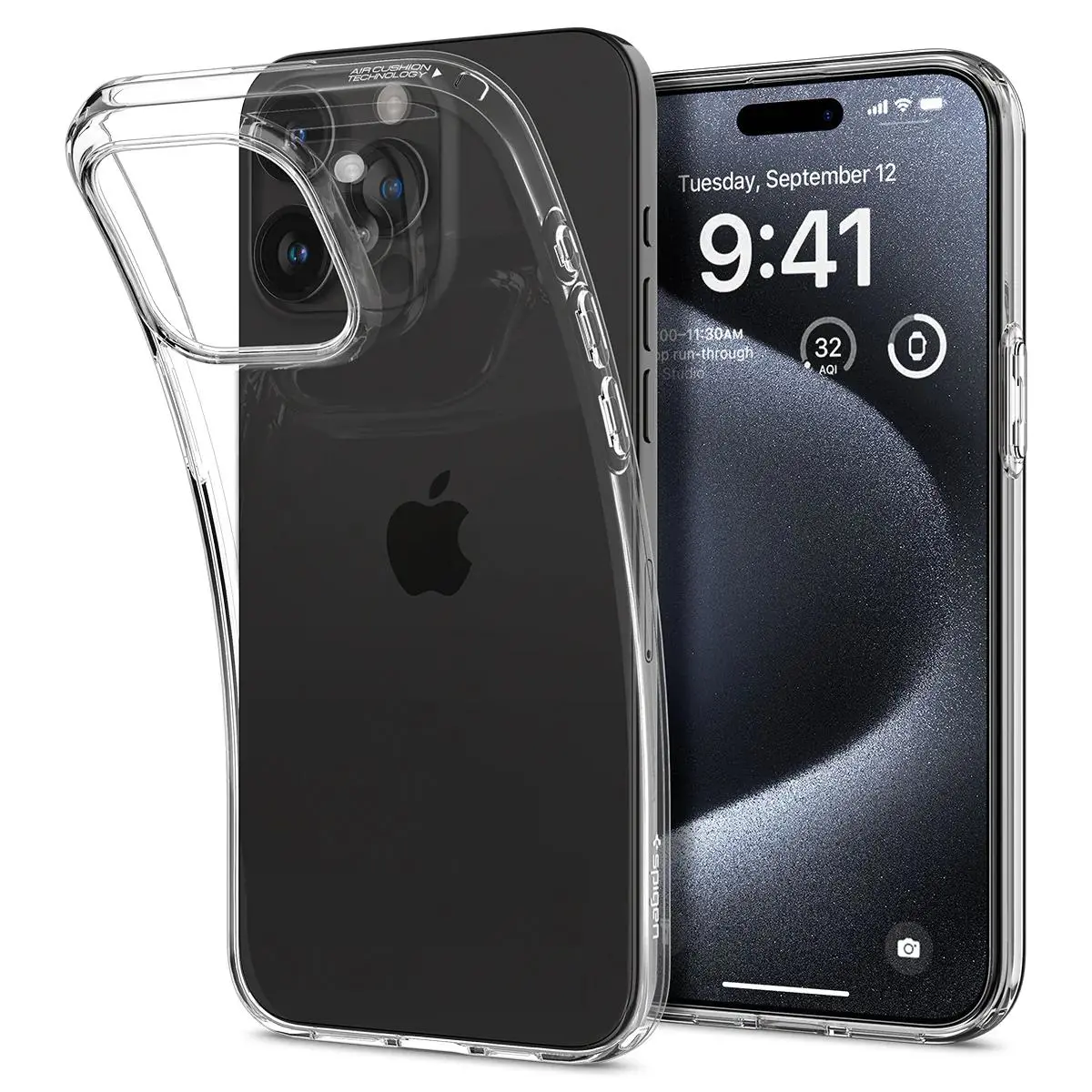 Etui Spigen Liquid Crystal do iPhone 15 Pro crystal clear