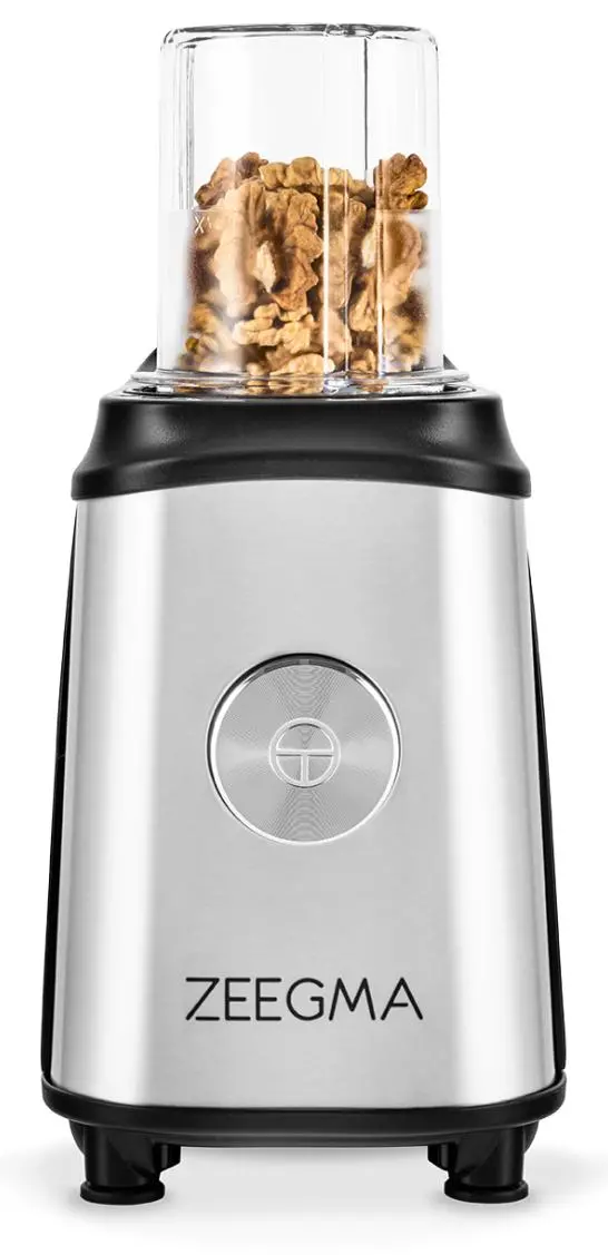 Blender kielichowy Zeegma Vitamine 1l Młynek 2 butelki