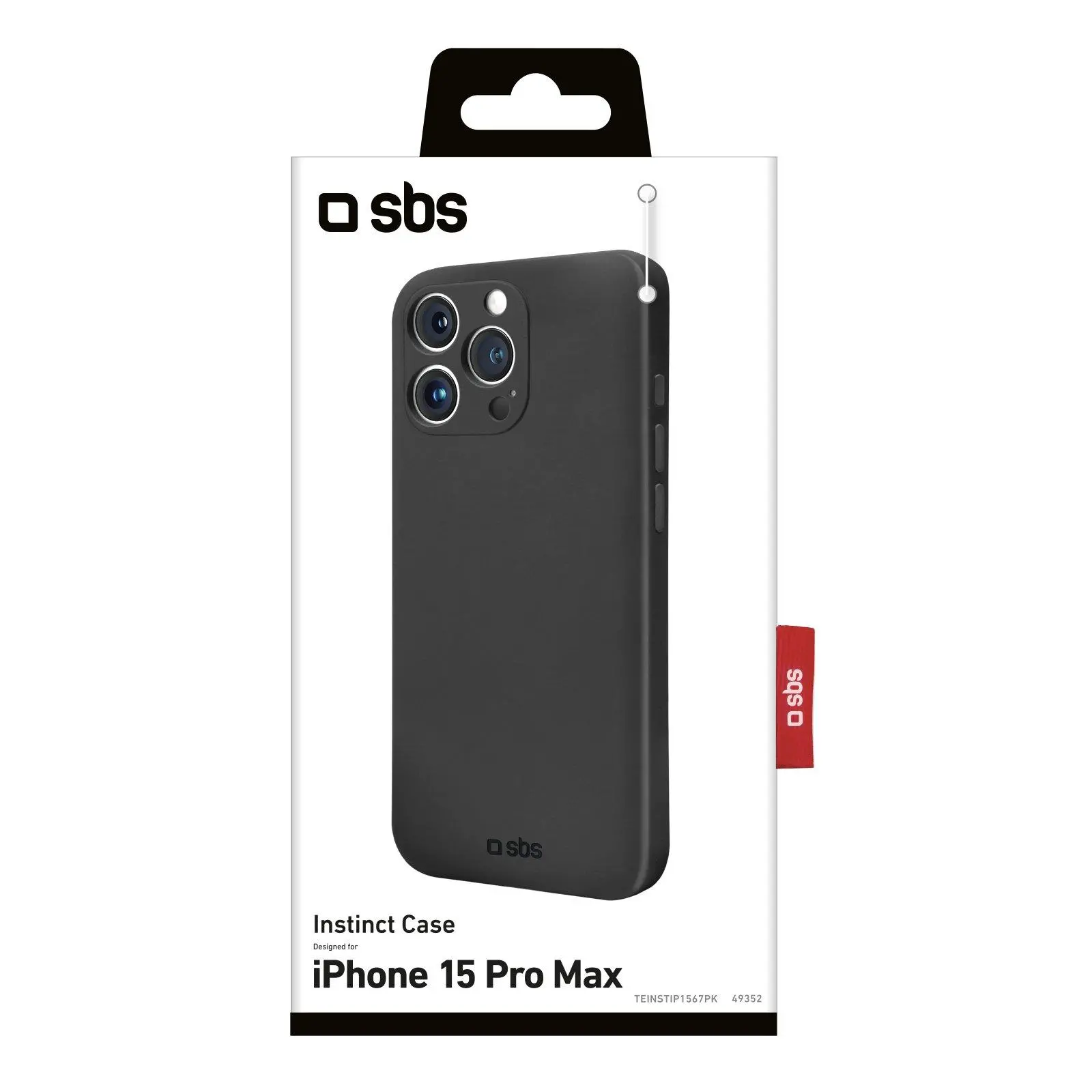 Etui SBS Instinct iPhone 15 Pro Max Czarny