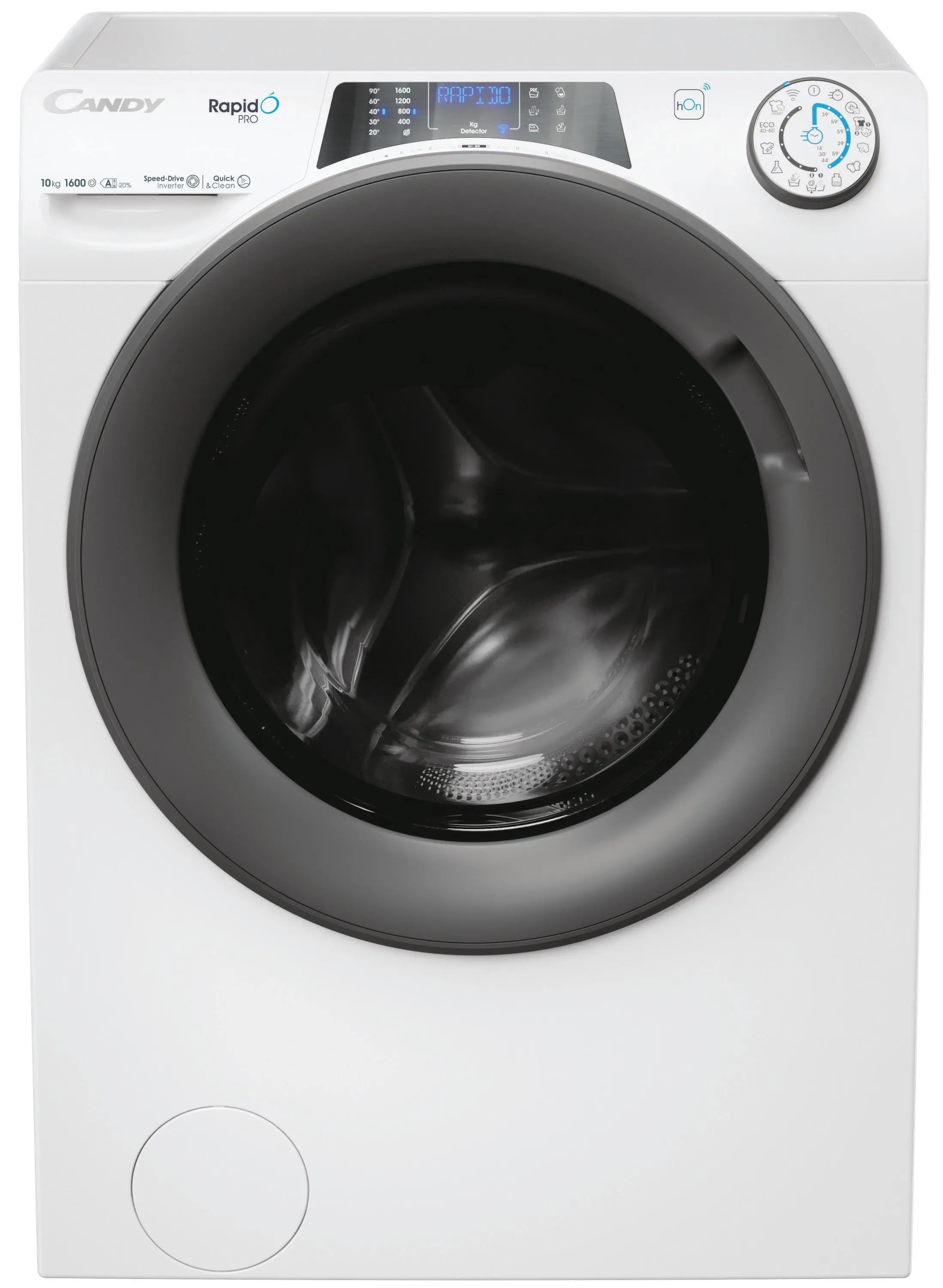 Pralka Candy Rapido Pro RP 6106BWMR8-S 10kg 1600obr/min Zdalne sterowanie