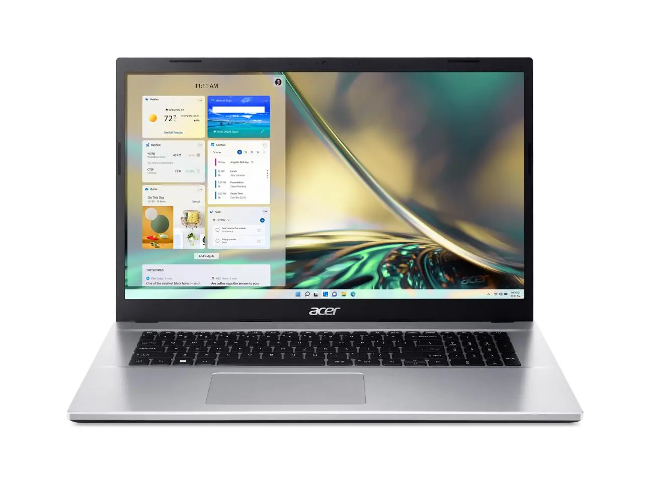 Laptop Acer Aspire 3 A317-54-34S5 17,3" i3-1215U 8GB RAM 512GB Dysk SSD Win11 Srebrny