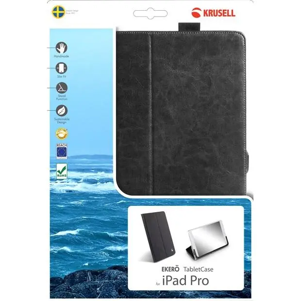 Etui na tablet Krusell Ekerö Case iPad Pro 12.9 Czarny