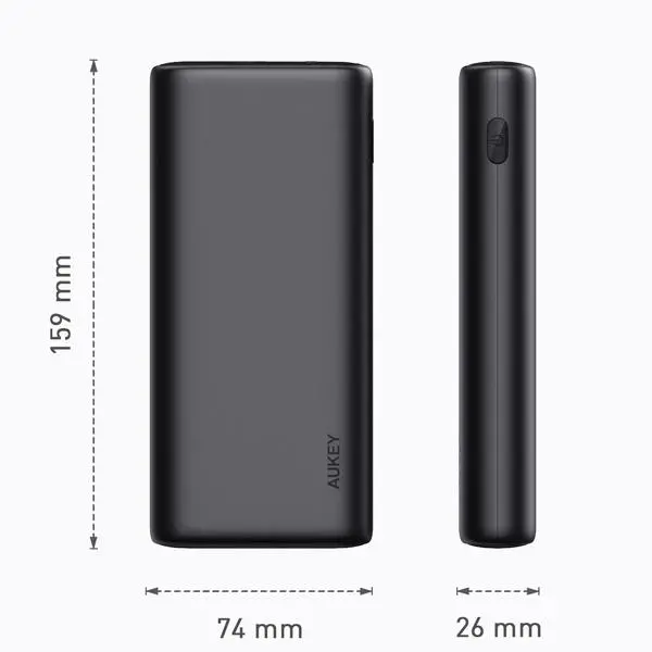 Powerbank Aukey PB-Y37 20000mAh PD 65W Czarny