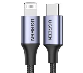 Kabel UGREEN Lightning do USB-C PD 3A US304 1,5m Czarny