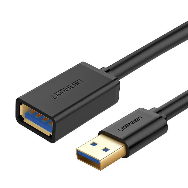 Kabel UGREEN USB 3,0 0368B męski 1m Czarny