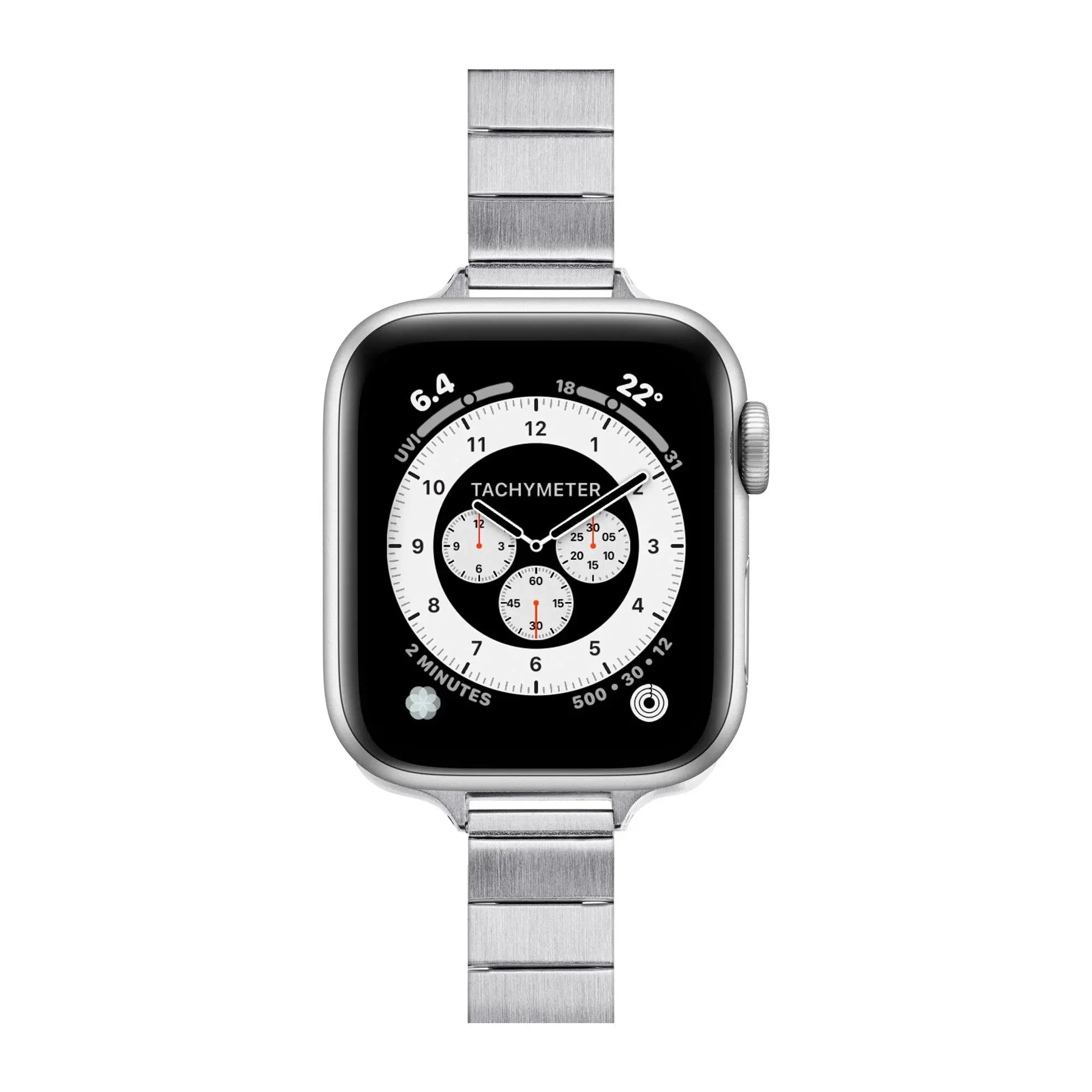 Bransoleta Laut Links Petite do Watch serii 1-9 & SE Ultra 42mm/44mm/45mm/49mm Srebrny