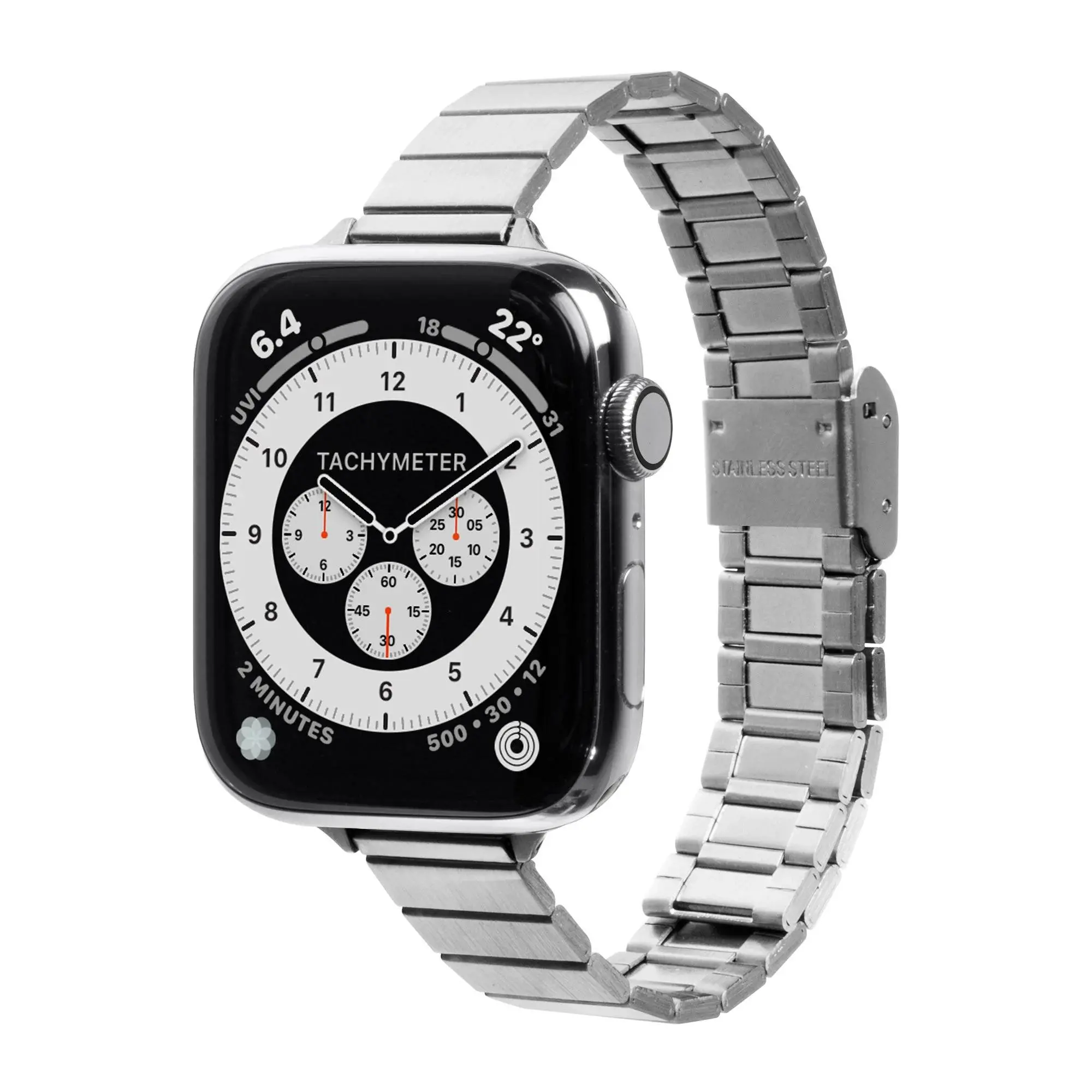 Bransoleta Laut Links Petite do Watch serii 1-9 & SE Ultra 42mm/44mm/45mm/49mm Srebrny